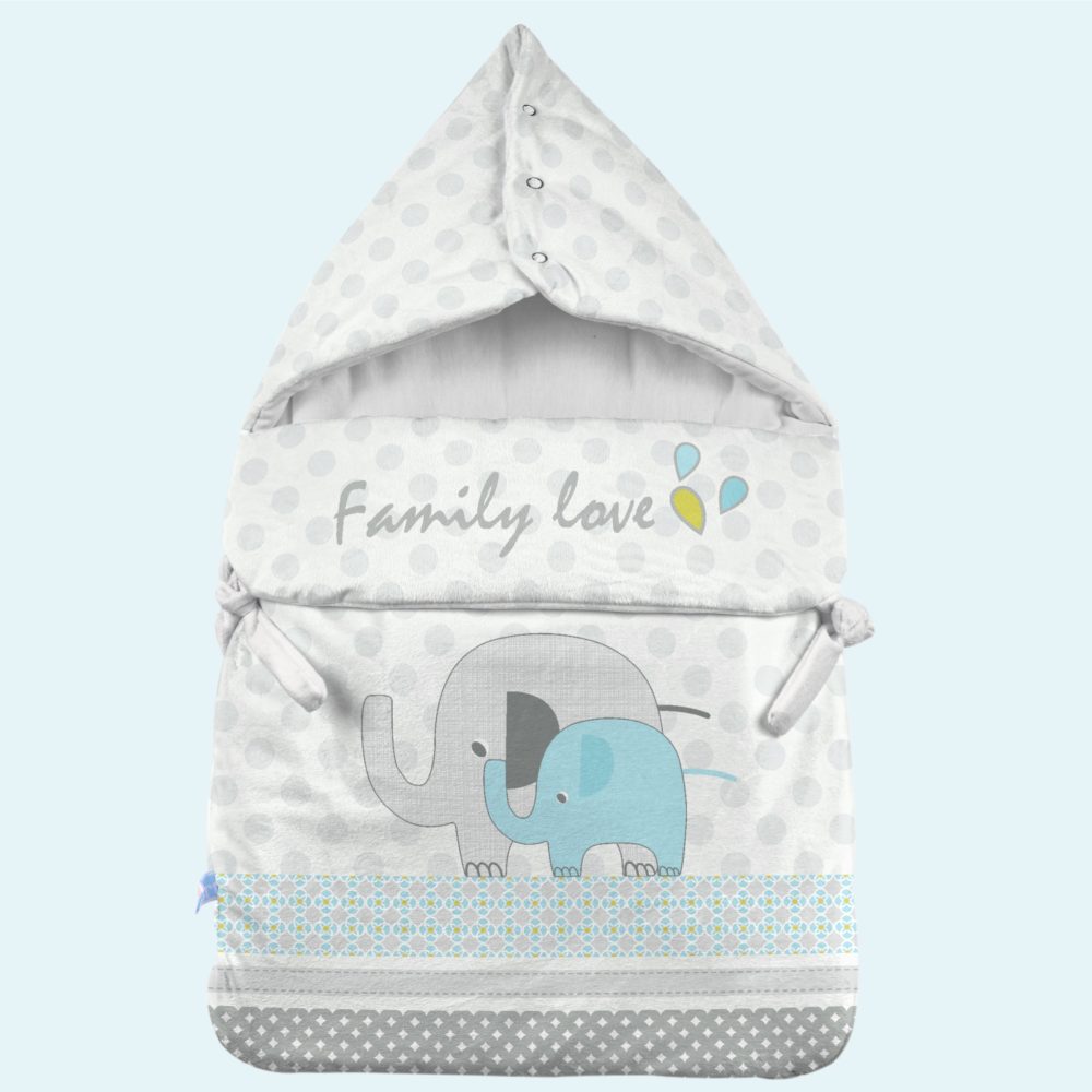 قنداق فرنگی زیپ دار FAMILY LOVE-BOY