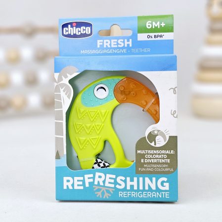 دندان گیر ایتالیایی طرح طوطی چیکو Chicco fresh